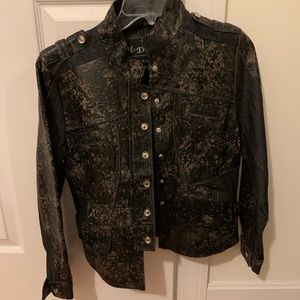vintage leather jacket